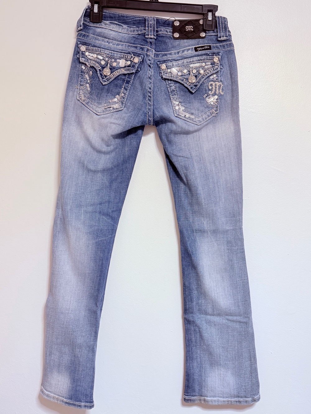 Miss Me Embellished Easy Boot Cut Jeans size 24
